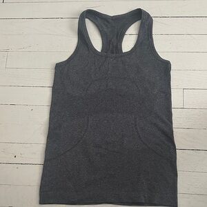 Lululemon Gray racerback Tank Top size 6.